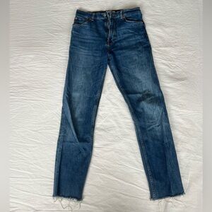Zara blue wash skinny jeans US 6